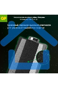 Батарея GP Super Alkaline 24AA21-2CRSWC10 AAA (10шт) спайка