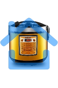 Мультиварка Centek CT-1495 черный 5.0л, 42 программы + Мультишеф черный/золотистый