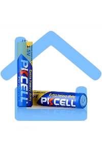 Солевой элемент питания PKCELL R03P-4B тип - AAА 4 шт в блистере