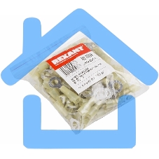 Наконечник кольцевой изолированный термоусаживаемый ø 8.4 мм 4-6 мм² (НКи-т 6.0-8/НКи-т5,5-8) желтый Rexant