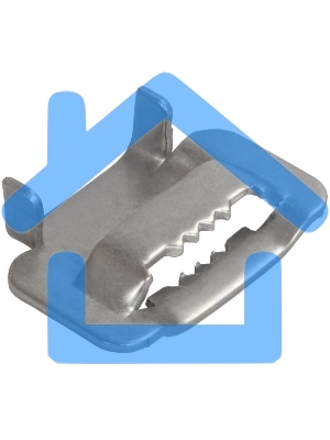 Скрепа-бугель усиленная СУ-20 (COT36) (уп.100шт) ИЭК UZA-51-100