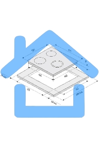 Варочная панель электрическая Krona FIDATO 45 BL