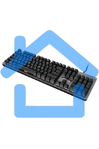 Клавиатура Oklick 970G DARK KNIGHT механическая черный USB Gamer LED