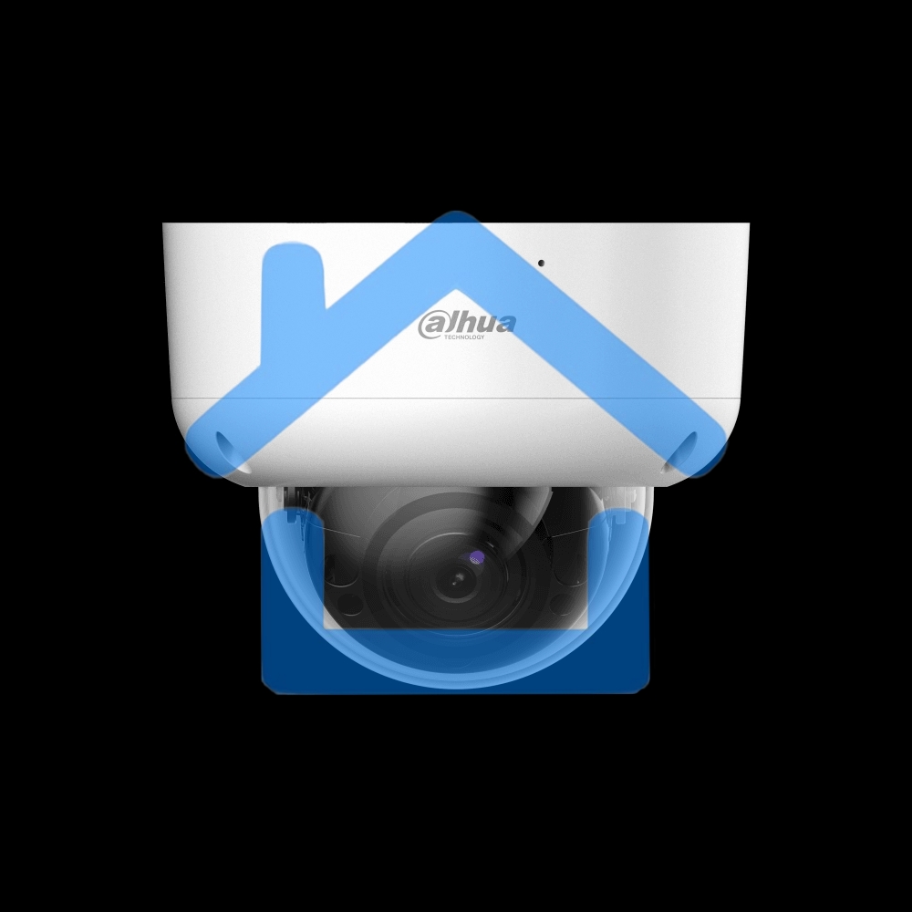 Видеокамера Dahua DH-HAC-HDBW1231RAP-Z-A уличная купольная HDCVI-видеокамера Starlight 2Mп 1/2.8” CMOS объектив 2.7-12мм