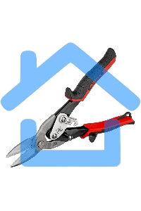 Ножницы Matrix по металлу, 250 мм, прямой рез,сталь CRMO,двухкомпонентные рукоятки, PRO