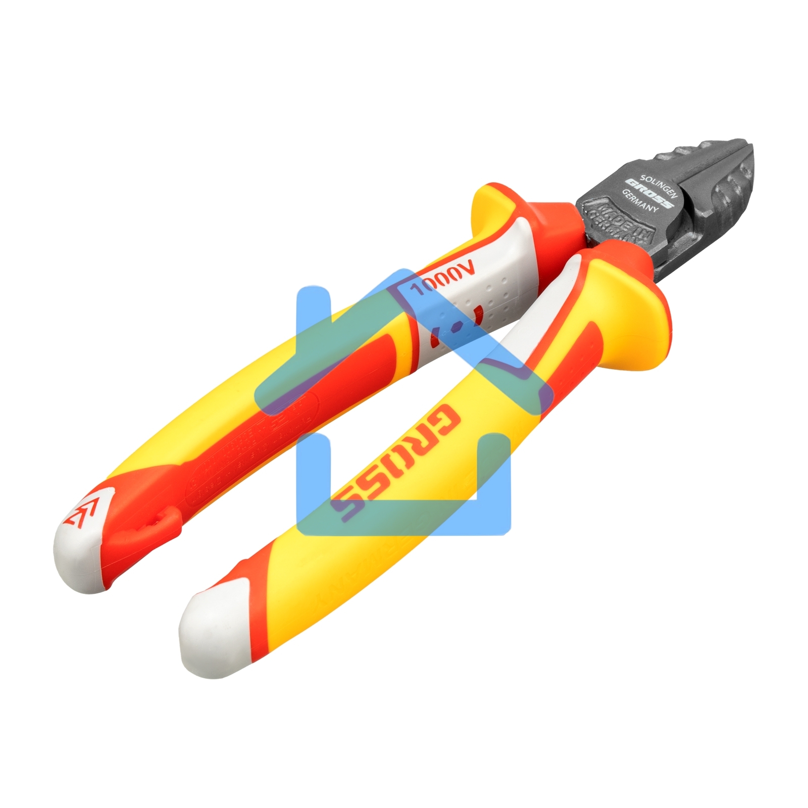 Бокорезы GROSS 17582 диэлектрические рукоятки до 1000в трехкомпонентные рукоятки 180мм