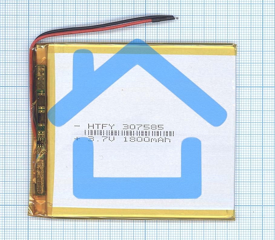 Аккумулятор Li-Pol (батарея) 3*75*85мм 2pin 3.7V/1800mAh