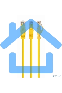 Патч-корд UTP Cablexpert кат.6, 0.25м, литой, многожильный, желтый