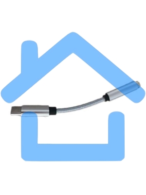 Адаптер GoPower Jack3.5мм(F)-TYPE-C(M) 00-00027481 0.1M белый