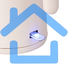 Чайник электрический Galaxy Line GL 0327, пудровый, пластик, 1800 Вт, 1,5 л