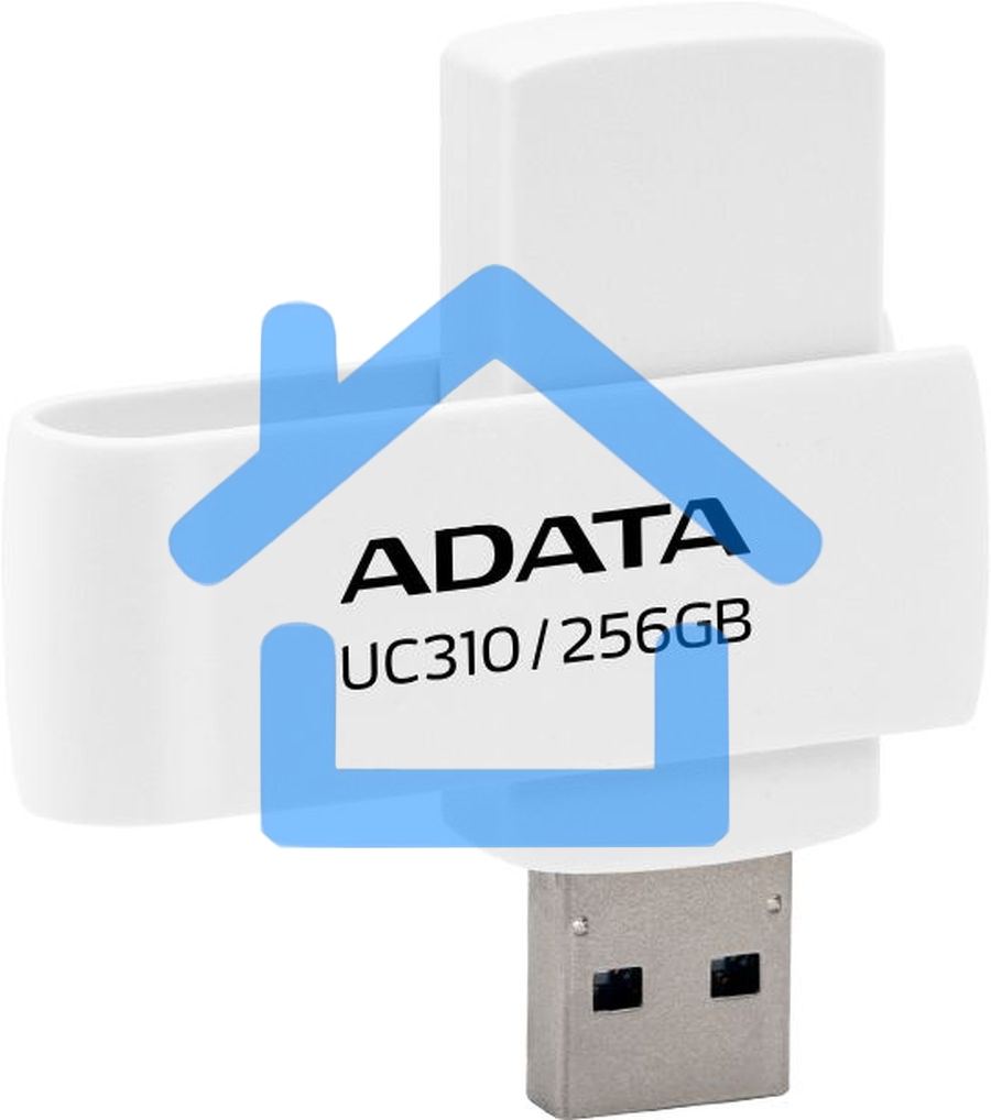 Флешка USB ADATA R/W 256Gb USB 3.2 Gen1 UC310-256G-RWH White