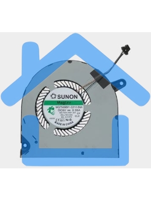 Вентилятор (кулер) для ноутбука Dell G5 15 5500 5505 G3 3500 GPU
