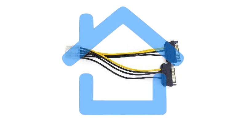 Разветвитель питания Cablexpert CC-PSU-83, 2xSATA->PCI-Express 8pin, для подключения в/к PCI-Е (8pin) к б/п ATX