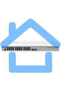 Маршрутизатор 24PORT 1000M CRS326-24G-2S+RM MIKROTIK