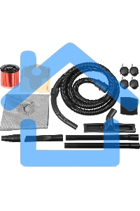 Строительный пылесос ЗУБР МАСТЕР ПУ-20-1400 М3 серый/красный, 1400 Вт, уборка сухая/влажная/выдув, пылесборник мешок/контейнер, 20 л