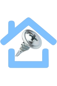 Саморез с прессшайбой KRANZ ПШС сверло 4.2х13, короб (200 шт./уп.)