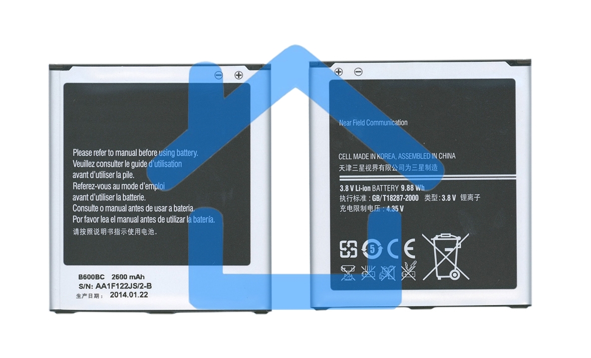 Аккумуляторная батарея B600BC для Samsung Galaxy S4 I9500 3.8 V 9.88Wh