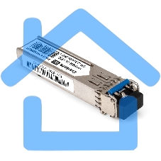 Трансивер SFP EXT-1G-SM1310-LC2-20KM (1000Base-LX для одномодового оптического кабеля, 1,25 Gbит/с, Tx:1310/Rx:1310 нм, до 20 км, разъем Duplex LC)