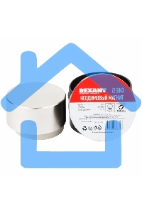 Неодимовый магнит диск 60х30мм сцепление 160 Кг Rexant