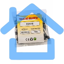 Наконечник штыревой втулочный изолированный F-18 мм 2.5 мм² (НШВи 2.5-18) синий Rexant