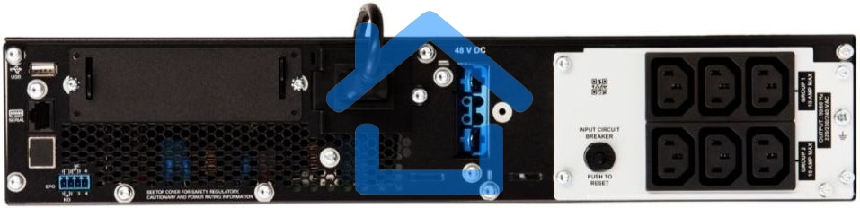 Источник бесперебойного питания APC Smart-UPS SRT, 1000VA/1000W, On-Line, Extended-run, Rack 2U (Tower convertible), черный