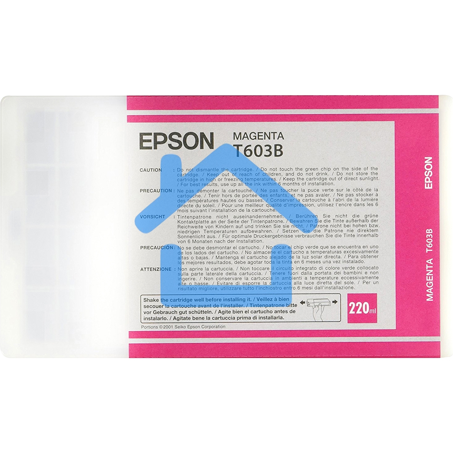 Картридж струйный Epson C13T603B00 пурпурный (220 мл) для Epson St Pro 7800/9800