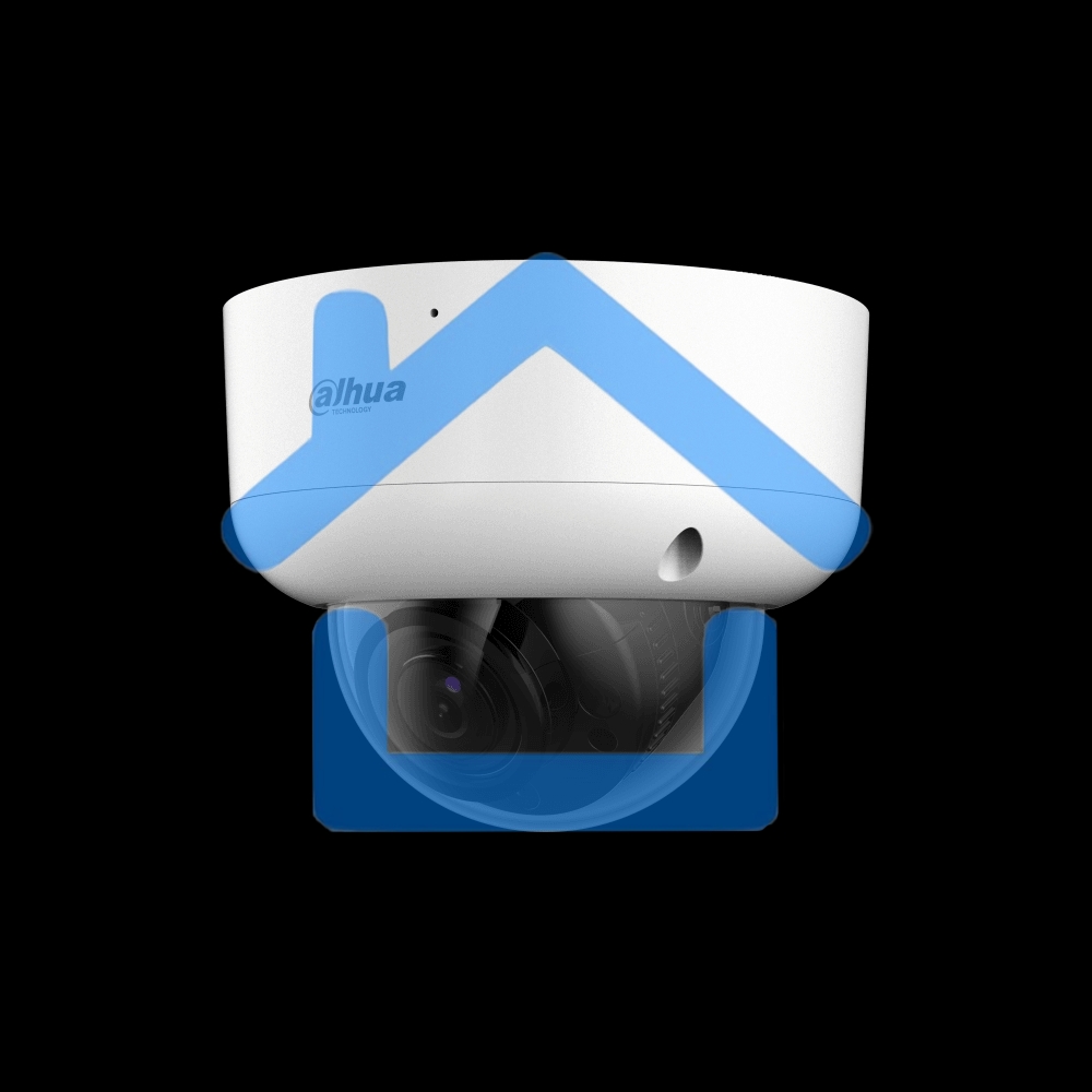 Видеокамера Dahua DH-HAC-HDBW1231RAP-Z-A уличная купольная HDCVI-видеокамера Starlight 2Mп 1/2.8” CMOS объектив 2.7-12мм