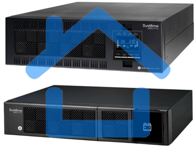 Источник бесперебойного питания Systeme Electriс Smart-Save Online SRV, 10000VA/9000W, On-Line, Extended-run, Rack 5U(Tower convertible), LCD, Out: Hardwire, SNMP Intelligent Slot, USB, RS-232