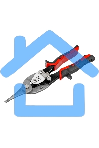 Ножницы Matrix по металлу, 250 мм, прямой рез,сталь CRMO,двухкомпонентные рукоятки, PRO