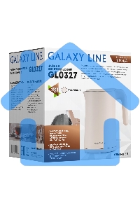 Чайник электрический Galaxy Line GL 0327, пудровый, пластик, 1800 Вт, 1,5 л
