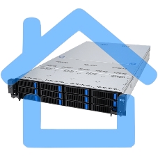 Серверная платформа ASUS RS720-E11-RS12U, 2U, 2 x LGA4677, 32 DIMM DDR5, 12=8 x NVMe/SAS*/SATA + 4 NVMe/SATA hs, 2 x M.2 slot, 2 x 10Gbe (X710) RJ45 port,Up to 8 slots PCIe 5.0, 1 x OCP 3.0, 1+1 1600W