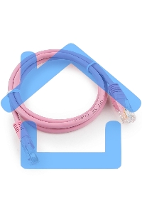 Патч-корд UTP Cablexpert кат.5e, 1м, литой, многожильный, розовый