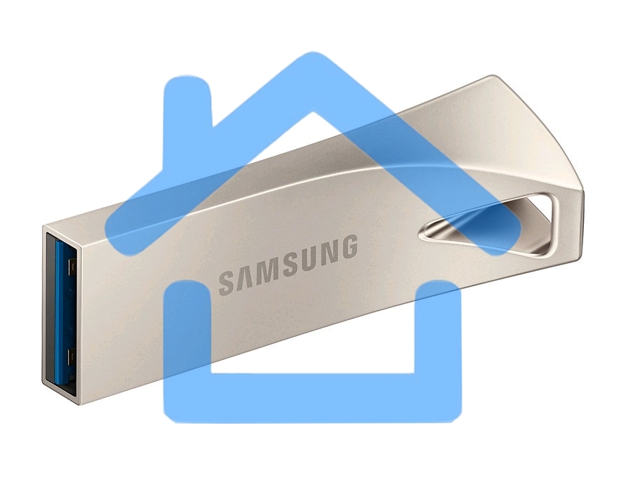 Флешка USB R/W 64Gb USB Drive <USB 3.1> Samsung BAR Plus (up to 300Mb/s) (MUF-64BE3/APC) серебристый