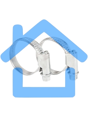 Хомут стальной червячный 16-27 (Россия) Rexant 07-0616