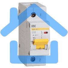 Выключатель автоматический ВА47-100 1Р 20А 10кА х-ка C MVA40-1-020-C IEK
