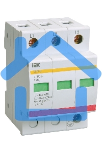 Ограничитель перенапряжения ОПС1-B 3P ИЭК MOP20-3-B