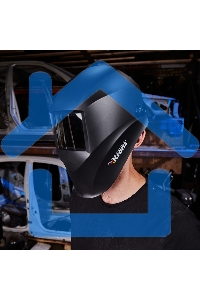 Маска сварщика с черным минеральным стеклом DIN 9 KRANZ 