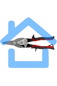 Ножницы Matrix по металлу, 250 мм, прямой рез,сталь CRMO,двухкомпонентные рукоятки, PRO