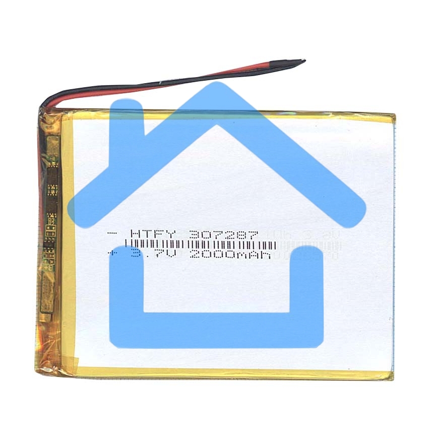 Аккумулятор Li-Pol (батарея) 3*72*87мм 2pin 3.7V/2000mAh
