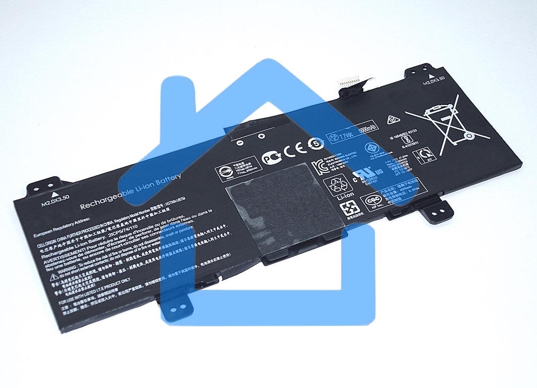 Аккумуляторная батарея для ноутбука HP 14-CA 7.7V 47.3Wh