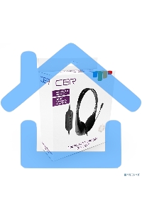Гарнитура CBR CHP 353M Black, проводная стерео, микрофон с шумоподавл., USB, регул. оголовья, длина кабеля 2,2 м, черный