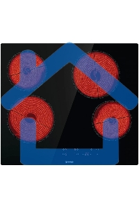 Варочная поверхность Gorenje ECT64BSCE черный