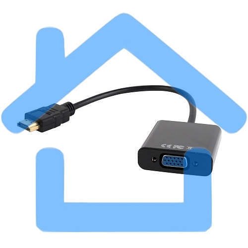 Переходник Gembird-Cablexpert Переходник HDMI-VGA, 19M/15F (A-HDMI-VGA-03)