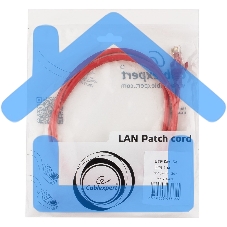 Патч-корд UTP Cablexpert кат.5e, 1м, литой, многожильный (красный)