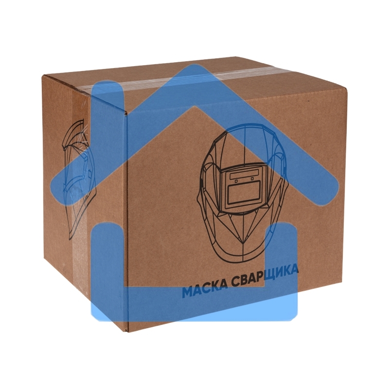 Маска сварщика с черным минеральным стеклом DIN 9 KRANZ 