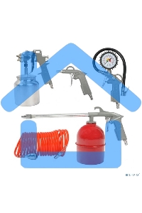 Компрессор PATRIOT EURO 24-240K + набор пневиоинструмента KIT 5В1.5кВт 220В 240л/мин 24л