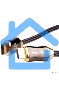 Кабель HDMI 19M/M,ver. 2.1, 8K@60 Hz 2m метал разъемы, нейлоновая оплетка Telecom <TCG300-2M>