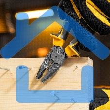 Плоскогубцы комбинированные 180 мм, трехкомпонентные рукоятки Denzel