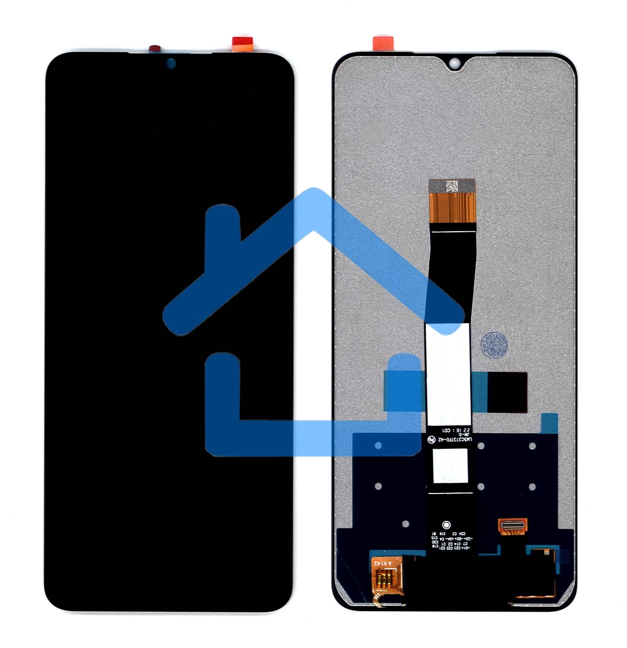 Дисплей (модуль) для Xiaomi Redmi 12C сборе с тачскрином черный