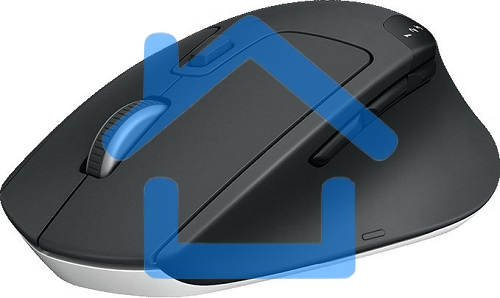 Мышь беспроводная Logitech M720 Triathlon черный, 1000 dpi, радиоканал, Bluetooth, USB, кнопки - 8